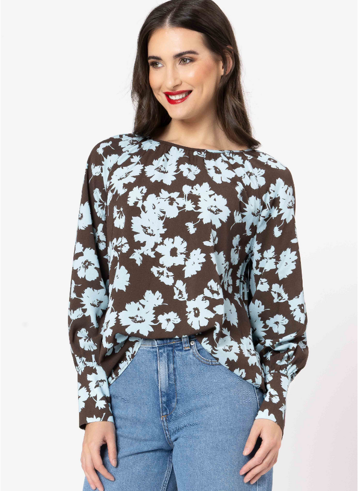 Leila + Luca Centered Top - Powder Bloom