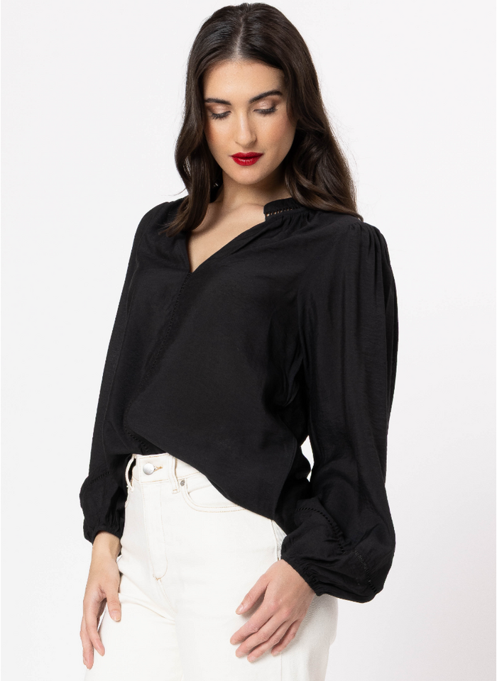 Seeking Lola Sylvie Top - Black