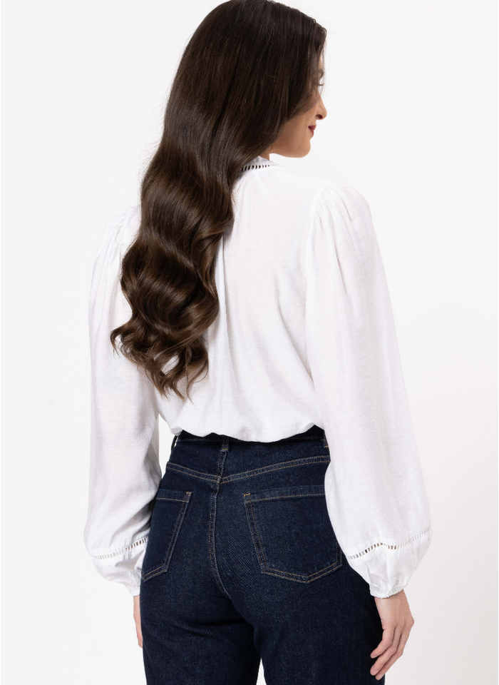 Seeking Lola Sylvie Top - White
