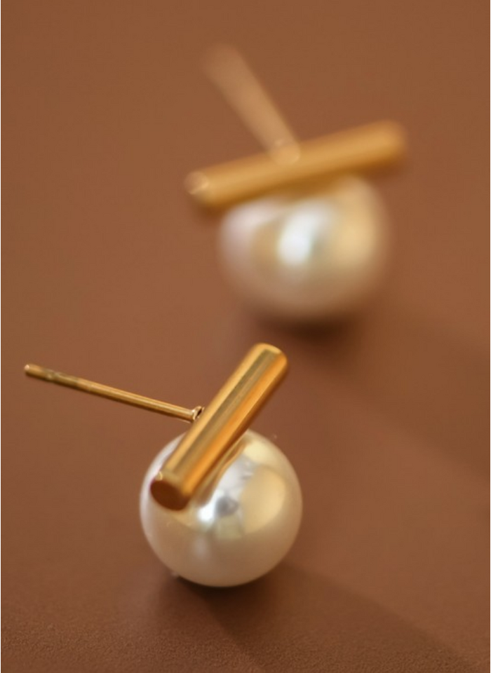 Pearl Stud Earrings