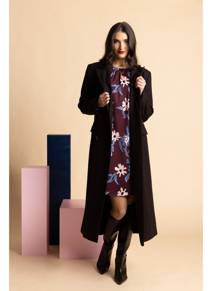 Leila + Luca Aspen Coat - Chocolate