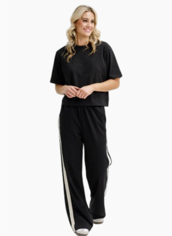 Home-lee Palazzo pants Black/Sand