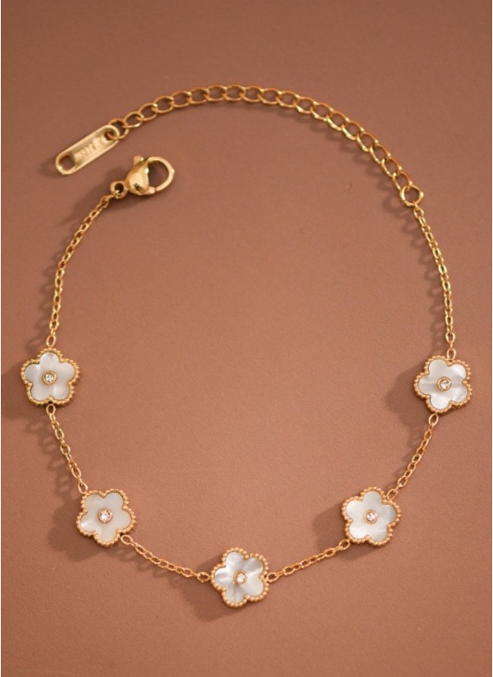 Chain Flower Bracelet