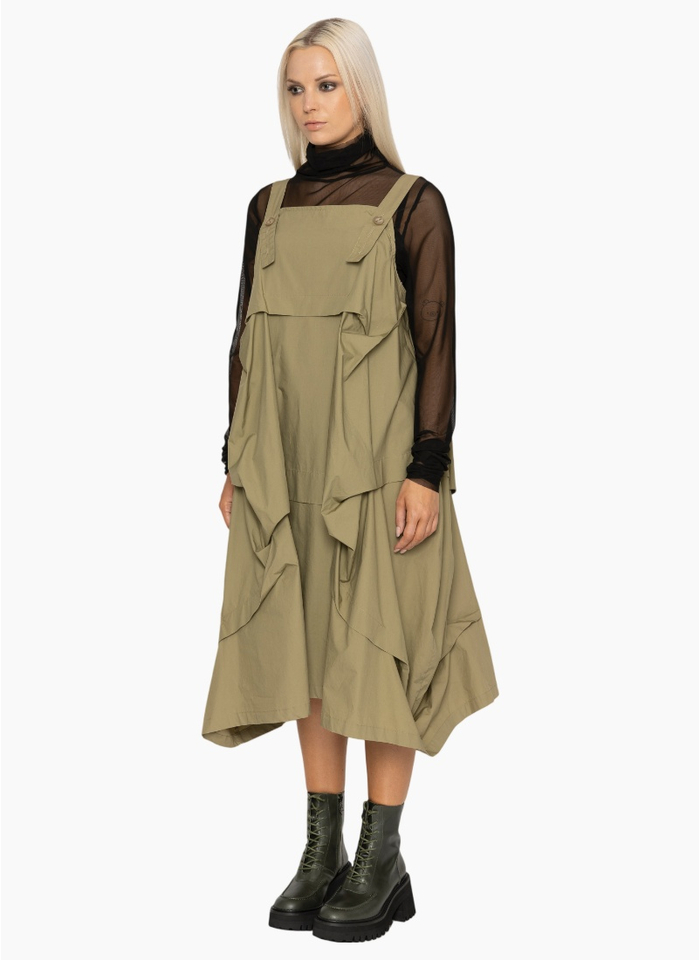 Bone and Arrow 6015 Valen Dress - Khaki