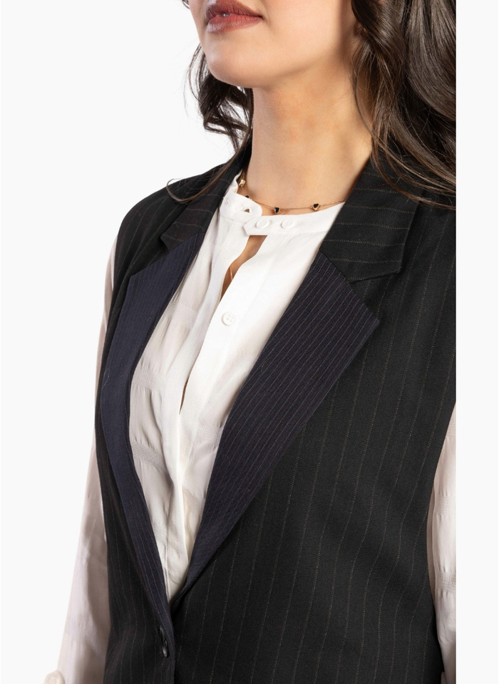 Drama the Label Au Lait Waistcoat