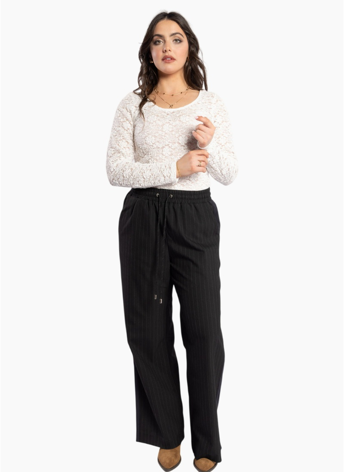Drama the Label Lake Pants - Noir Stripe