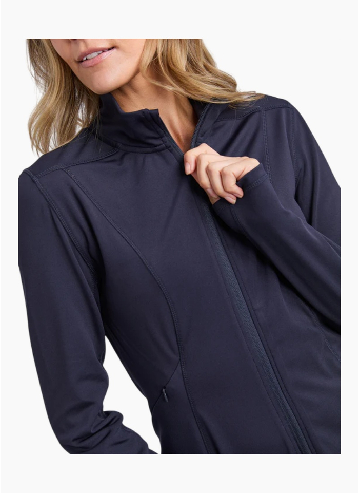 Elm Freedom Zip Through Jacket - Midnight Navy