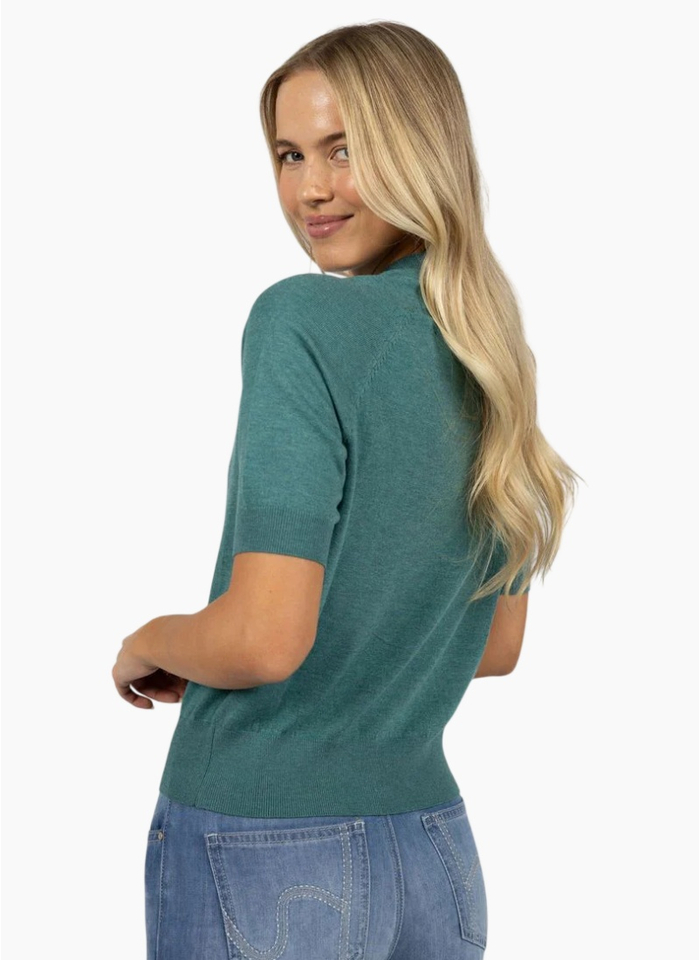 Humidity AURORA TOP - Turquoise