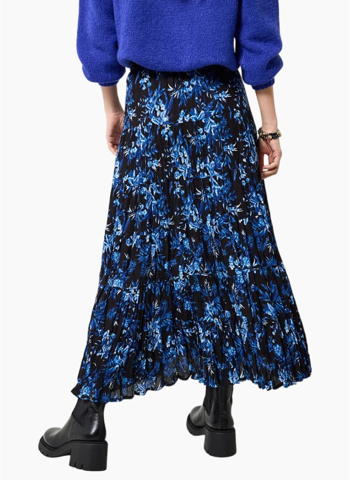 Joe Brown AUTUMN BLUES MAXI SKIRT-BLUE