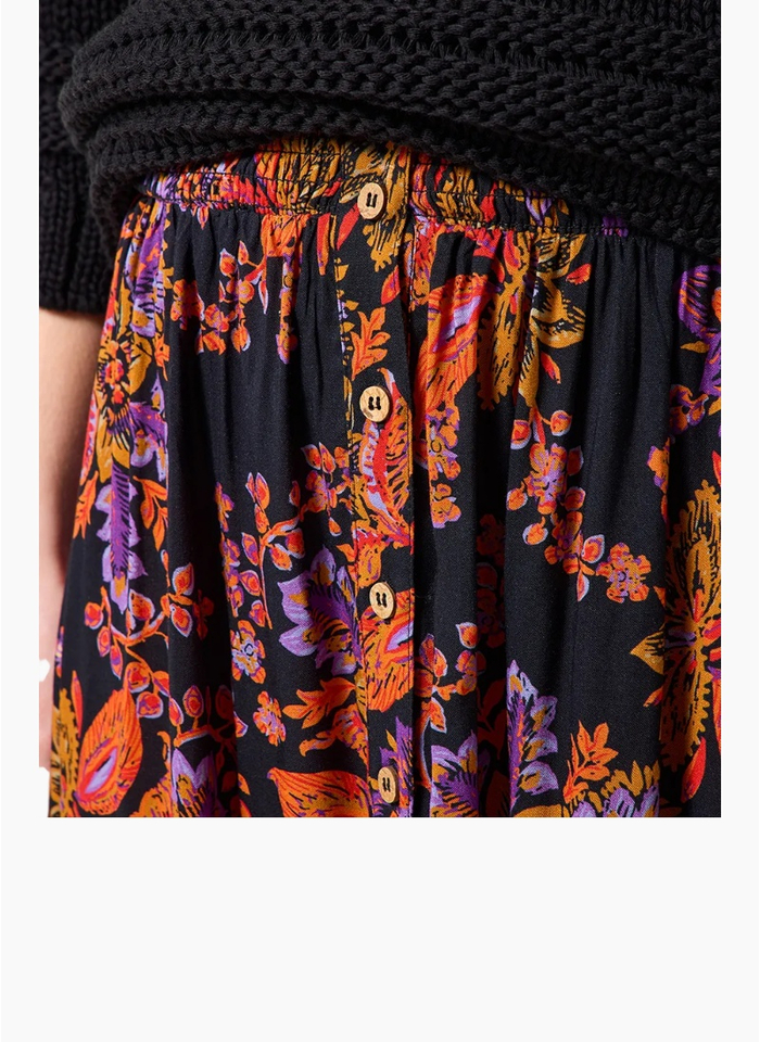 Joe Brown Fabulous Florals Button Front Maxi Skirt