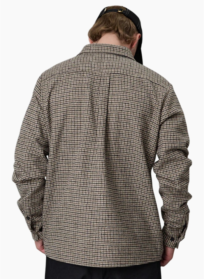 Just Another Fisherman TOOTH OVER SHIRT - BROWN