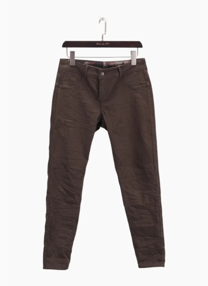 ONADO Reversible Jeans - Chocolate Floral/Taupe  H-103D