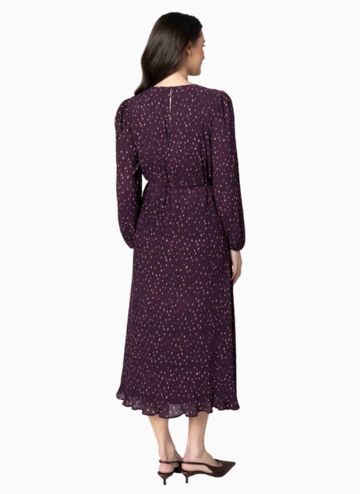 Seeking Lola Cat Walk Maxi Shift Dress - Cranberry Crush