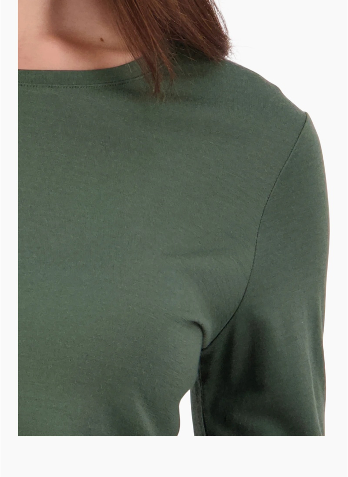 Swanndri Cass Long Sleeve Merino Top - Olive