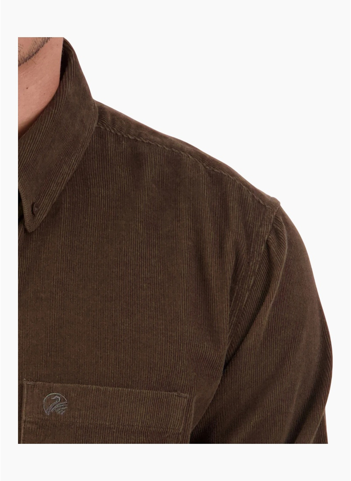 Swanndri Ranfurly V2 Corduroy Shirt - Olive