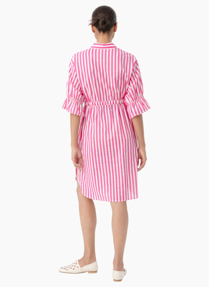 Blacklist 3058 Vena Shirt Dress - Pink Stripe