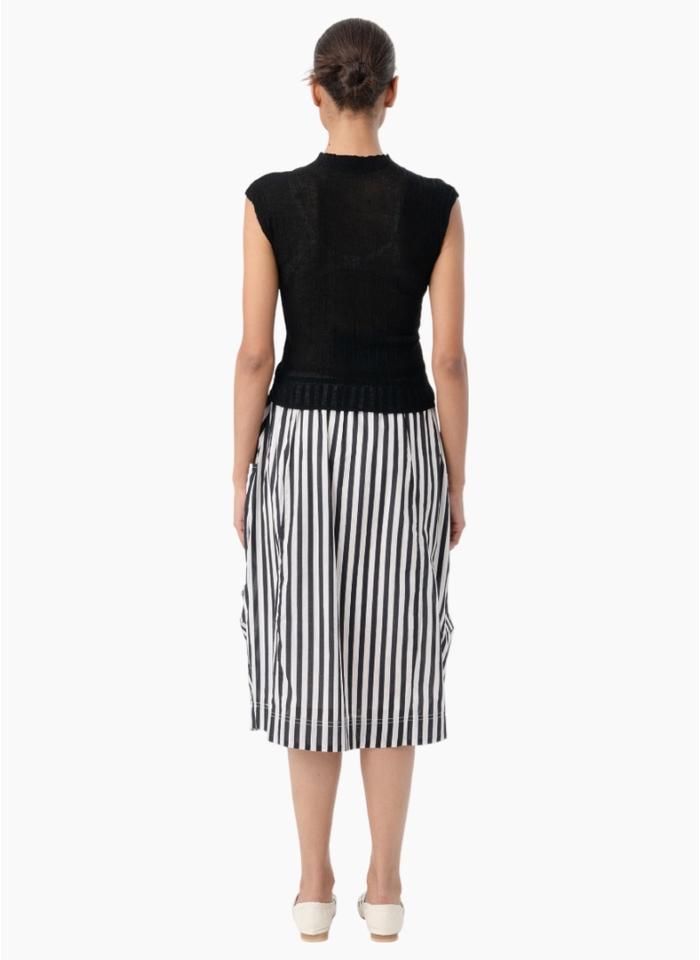 Blacklist 3069 Cooper Skirt - Black Stripe