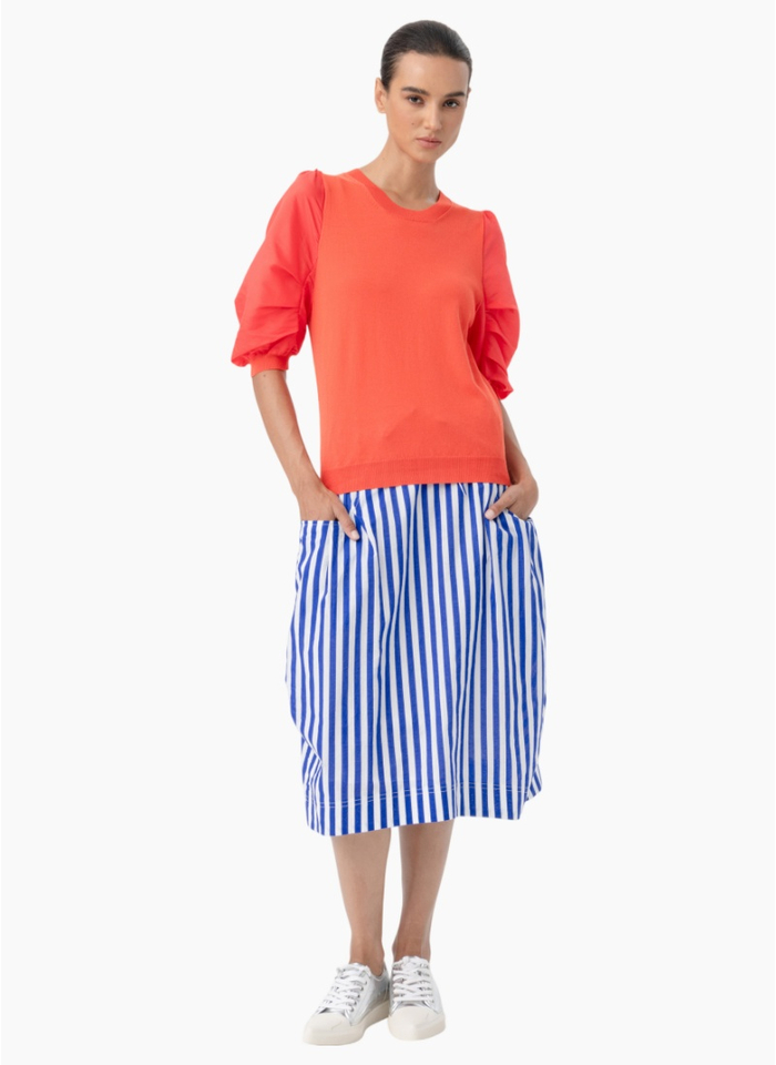 Blacklist 3069 Cooper Skirt - Blue Stripe