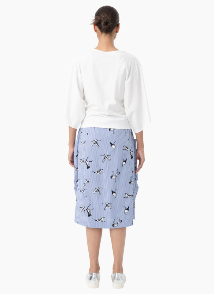 Blacklist 3069 Cooper Skirt - Heron Stripe