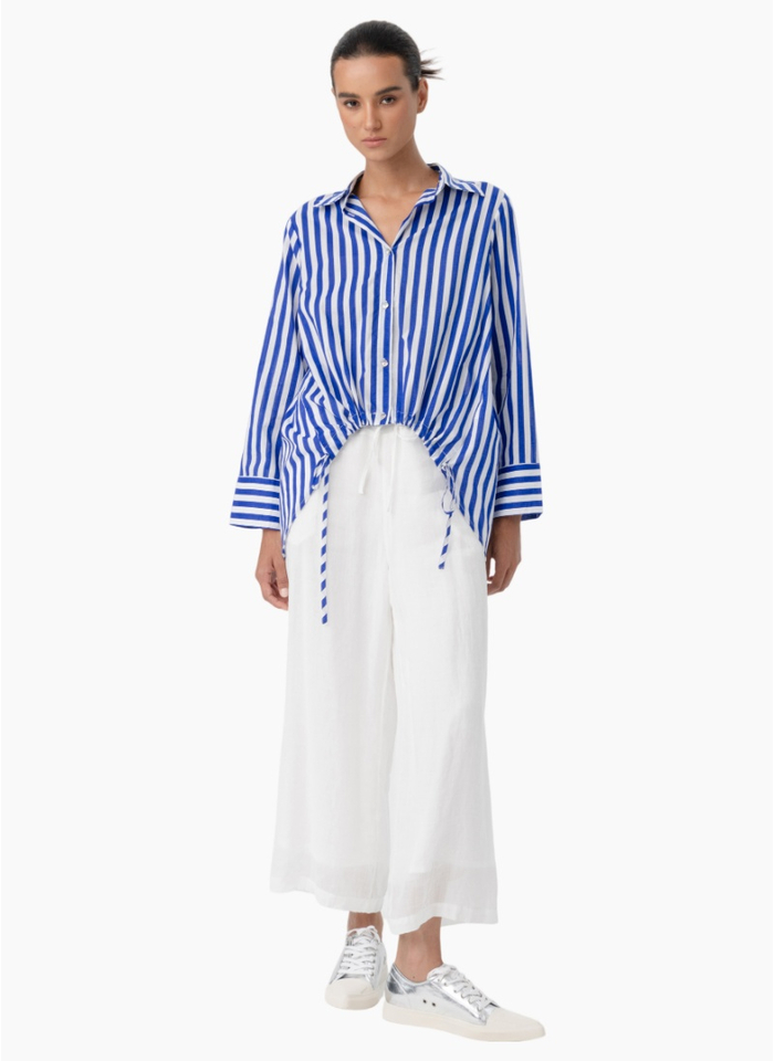 Blacklist 7011 Flora Shirt - Blue Stripe