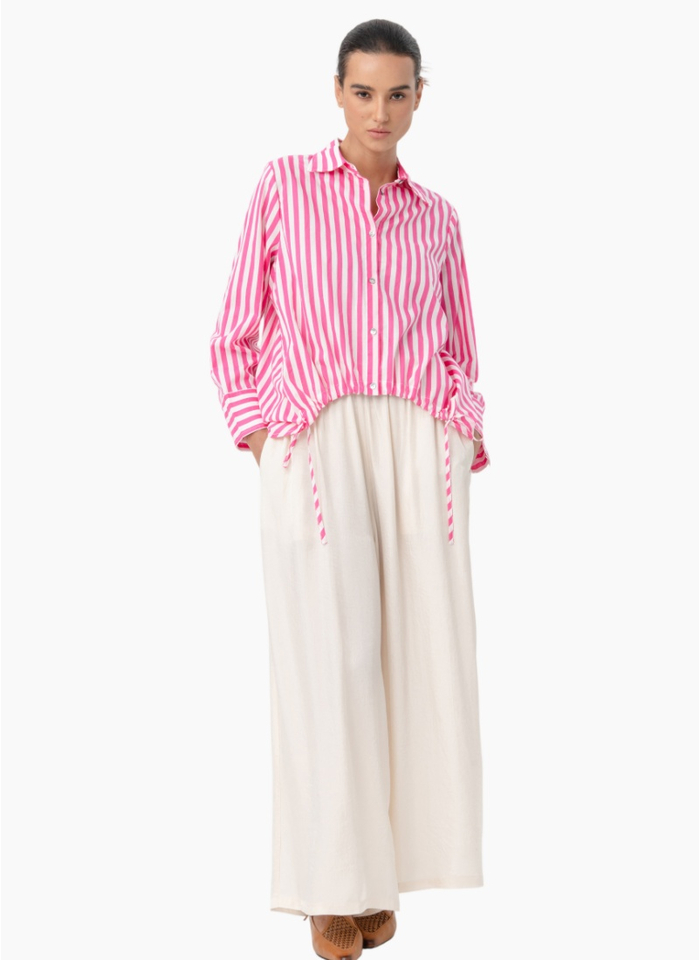 Blacklist 7011 Flora Shirt - Pink Stripe