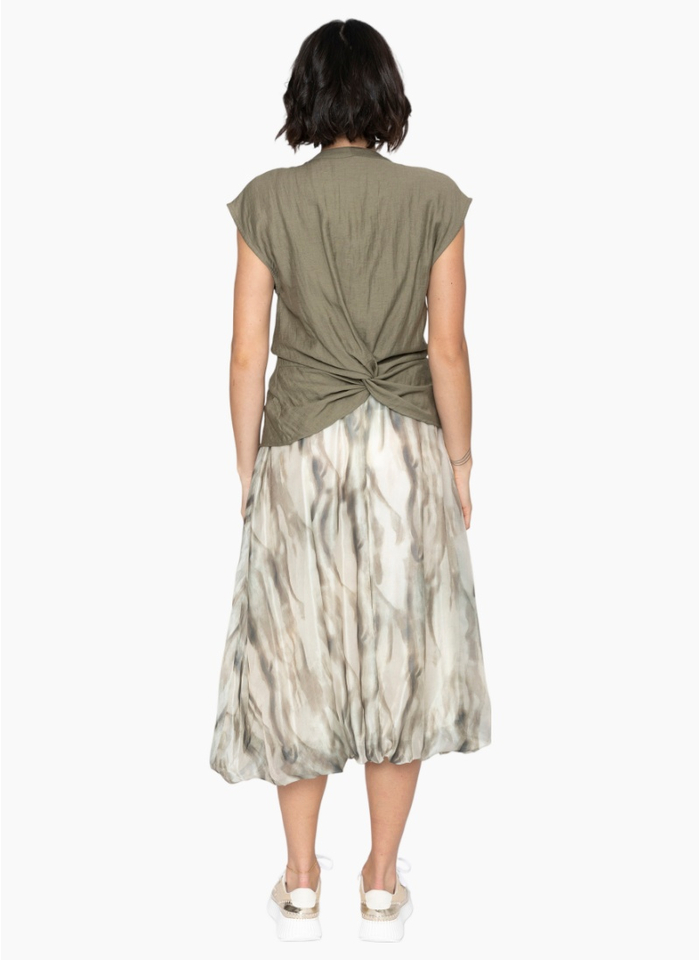 Blacklist 7041 Alice Top - Moss