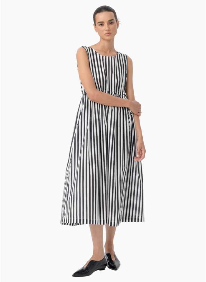 Blacklist 973 Como Dress - Black Stripe