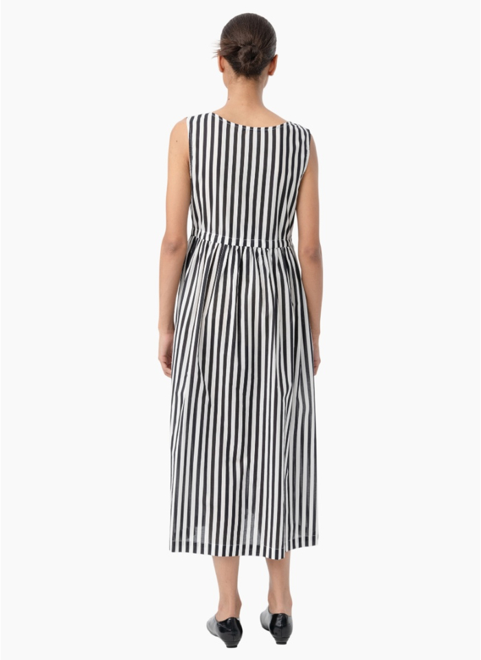 Blacklist 973 Como Dress - Black Stripe