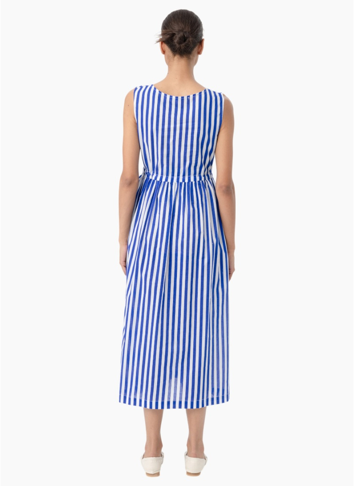 Blacklist 973 Como Dress - Blue Stripe
