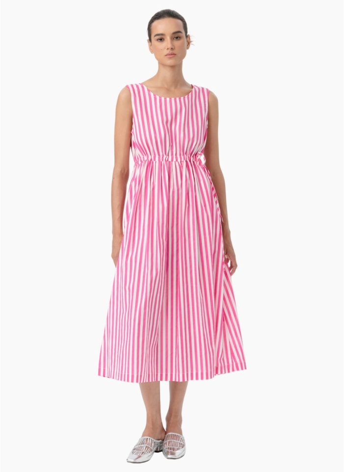 Blacklist 973 Como Dress - Pink Stripe