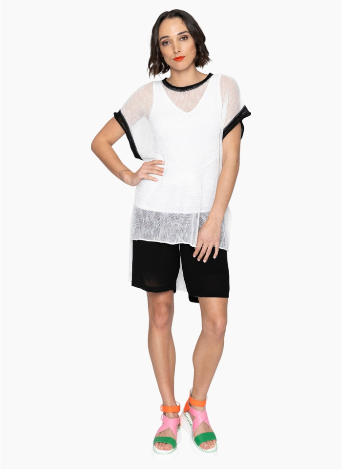Blacklist KN1008 Lorenza Tunic - White