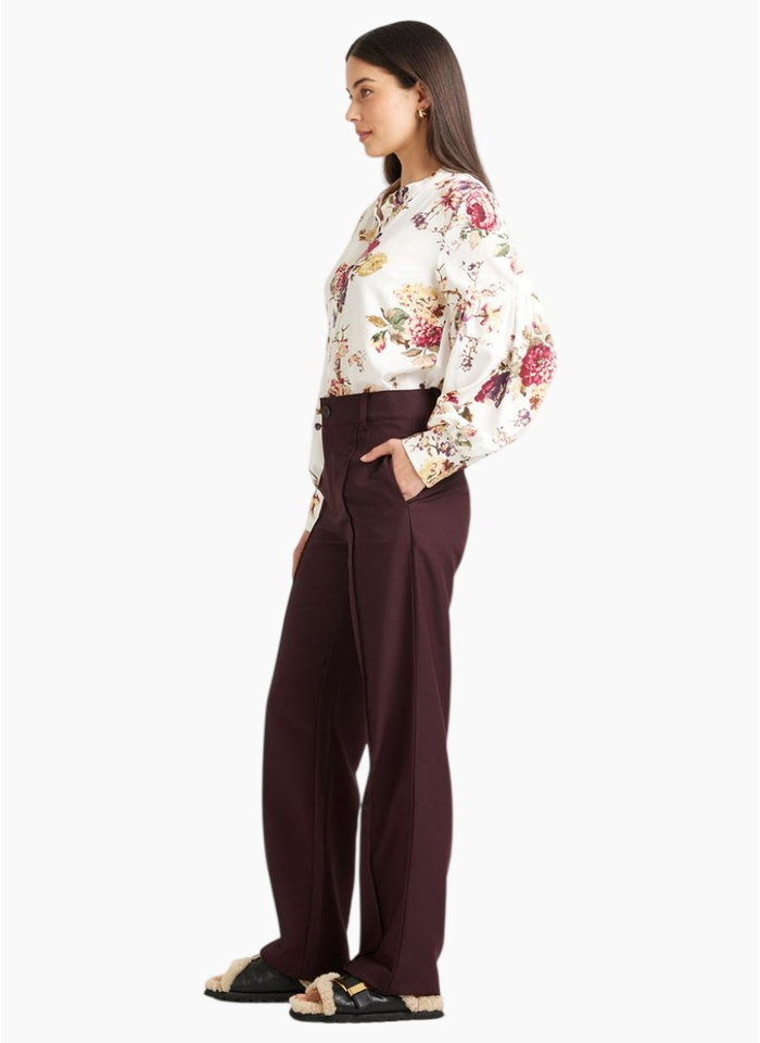 Tuesday Label BASE PANTS - MERLOT