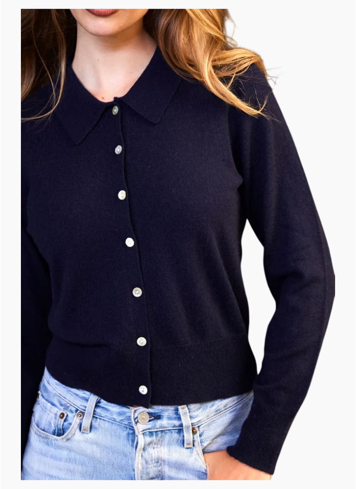 Tuesday Label JET CARDI - NAVY