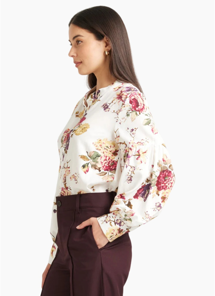 Tuesday Label MARGOT TOP - VINTAGE FLORAL