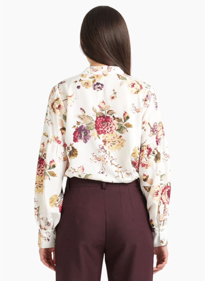 Tuesday Label MARGOT TOP - VINTAGE FLORAL