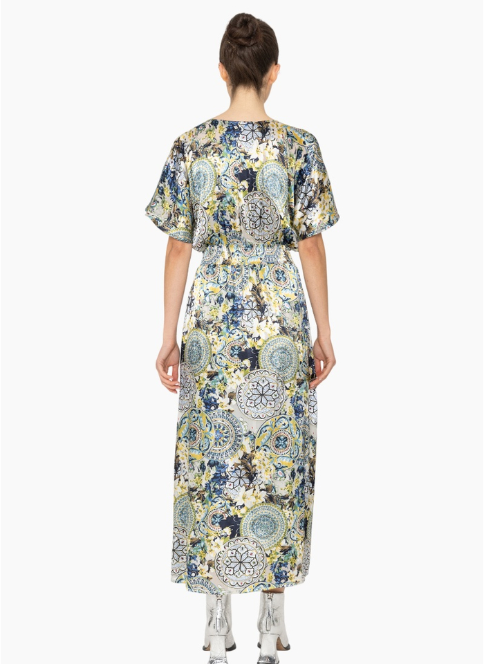 Blacklist 887 Aven Dress - Royal Print