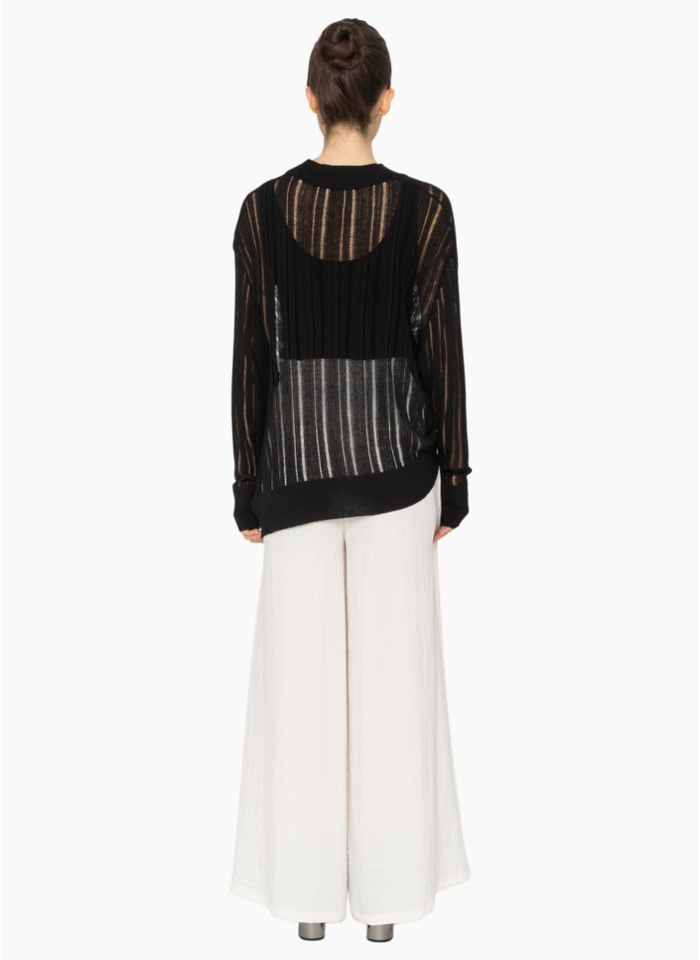 Blacklist KN040 Yari Knit Top - Black