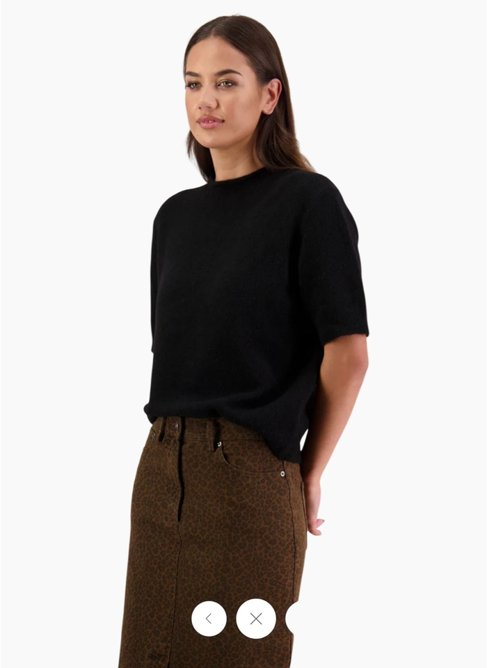 Briarwood Faith Knit Top Black