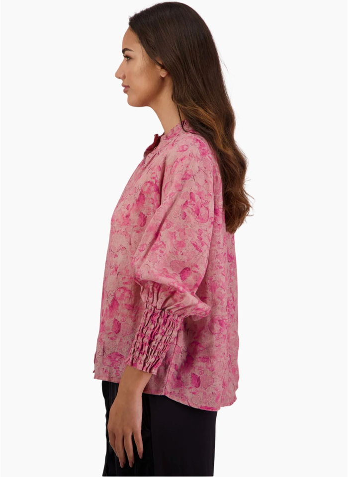 Briarwood Raewyn Pink Floral Shirt