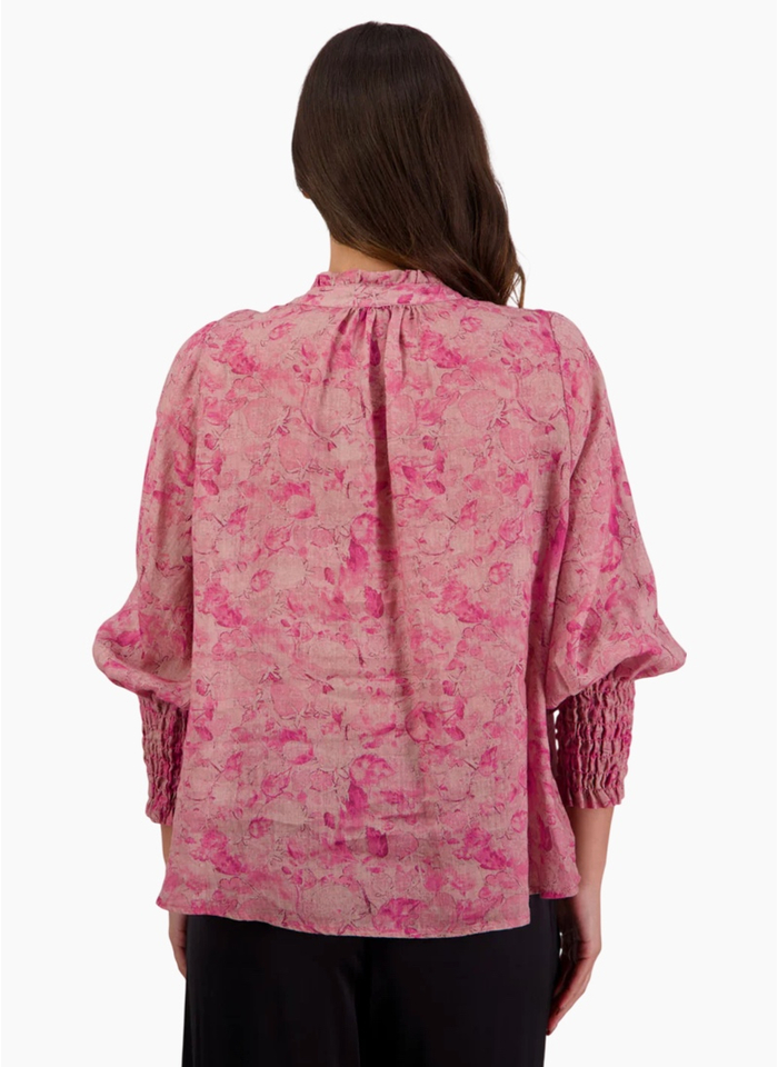 Briarwood Raewyn Pink Floral Shirt