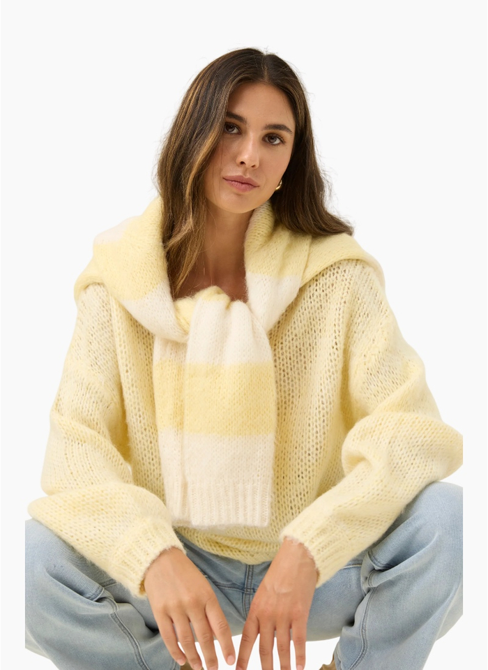 Isle of Mine Pallas Stripe Jumper - Butter