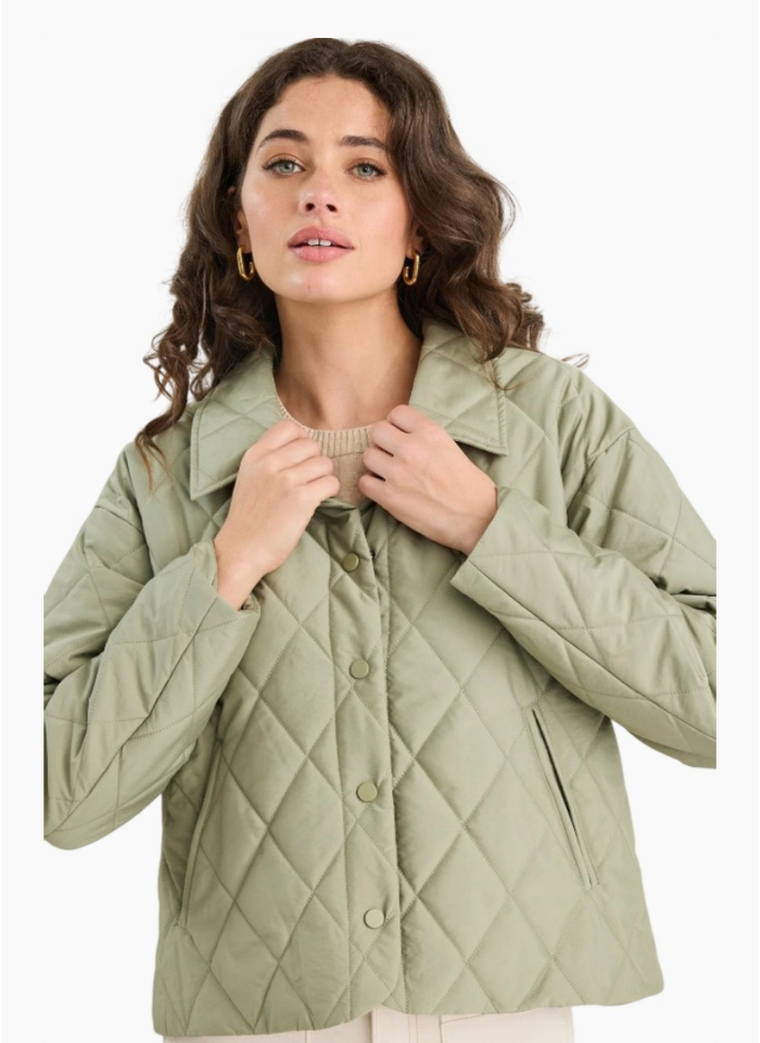 Among The Brave ABSOLUTE COLLARED QUILTED JACKET