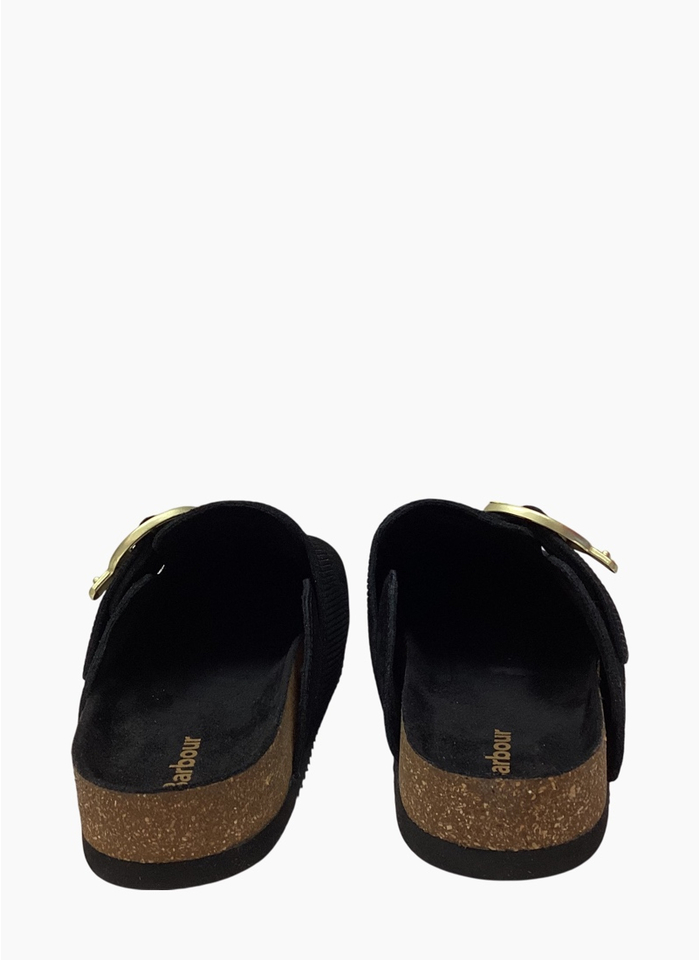 Barbour Kyra Closed Tie Sandal Black