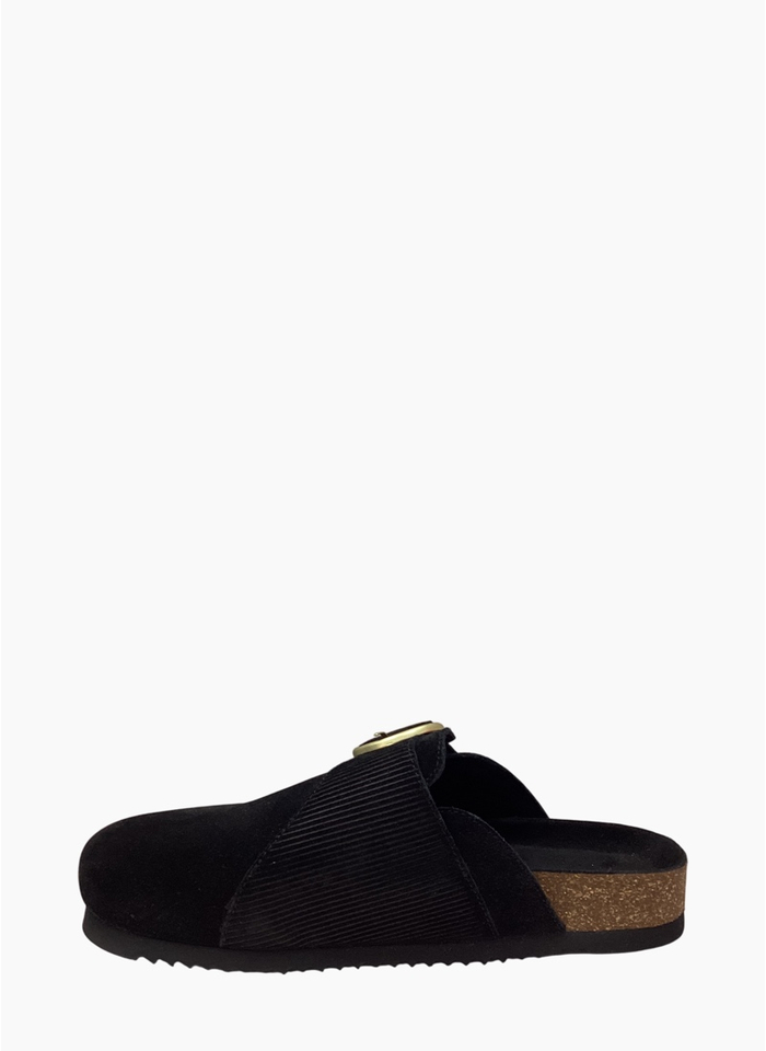Barbour Kyra Closed Tie Sandal Black