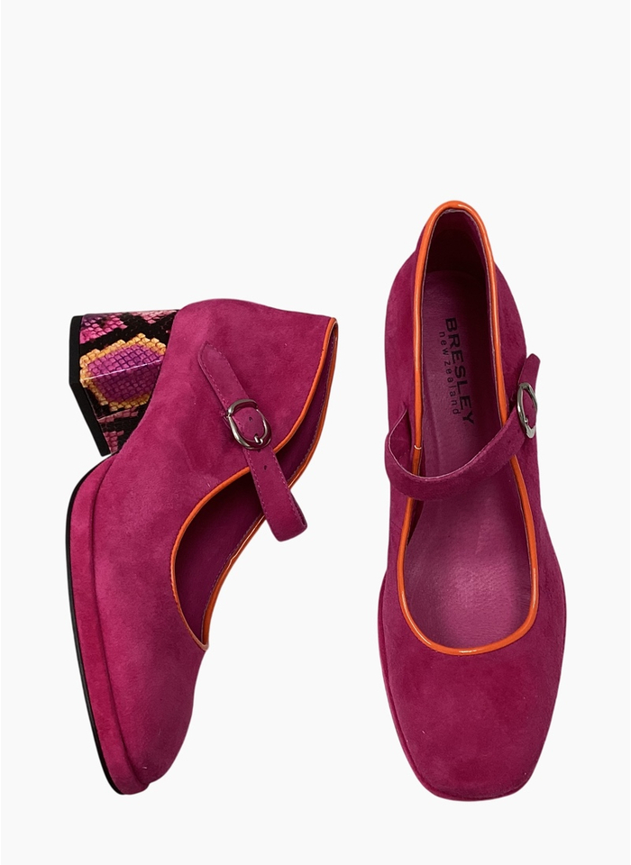 Bresley Podium Heel Hot Pink Multi