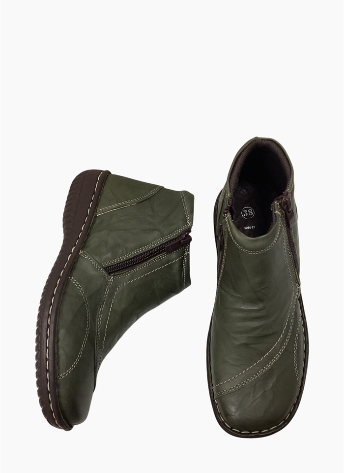 Cabello 5250-27 Boot Khaki Crinkle