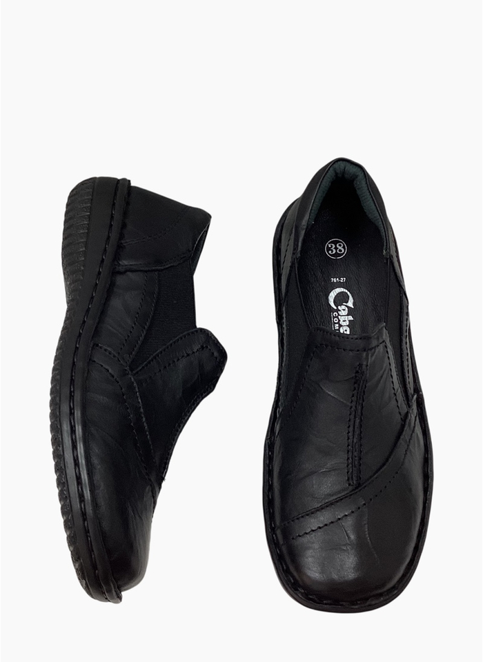 Cabello 761-27 Shoe Black Crinkle