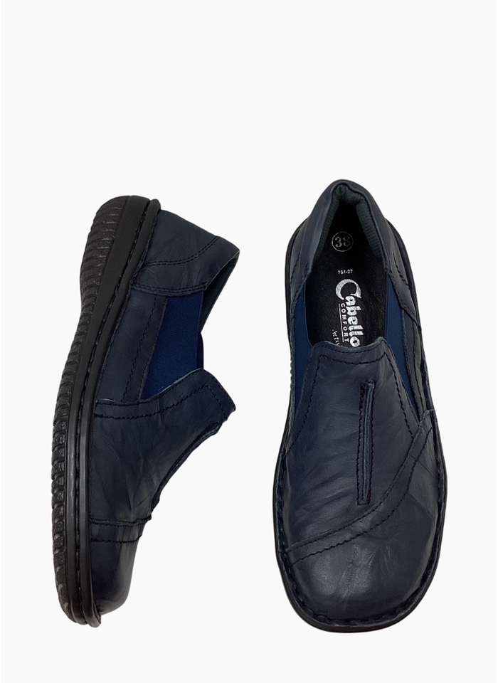 Cabello 761-27 Shoe Navy Crinkle