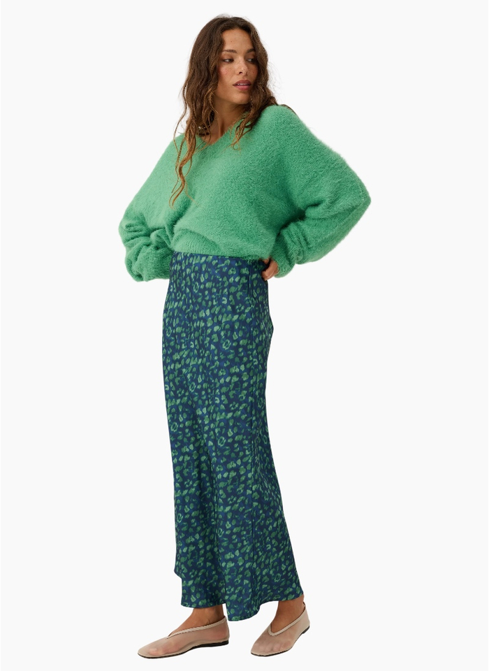 Cartel & Willow CW Millie Slip Skirt - Nautica