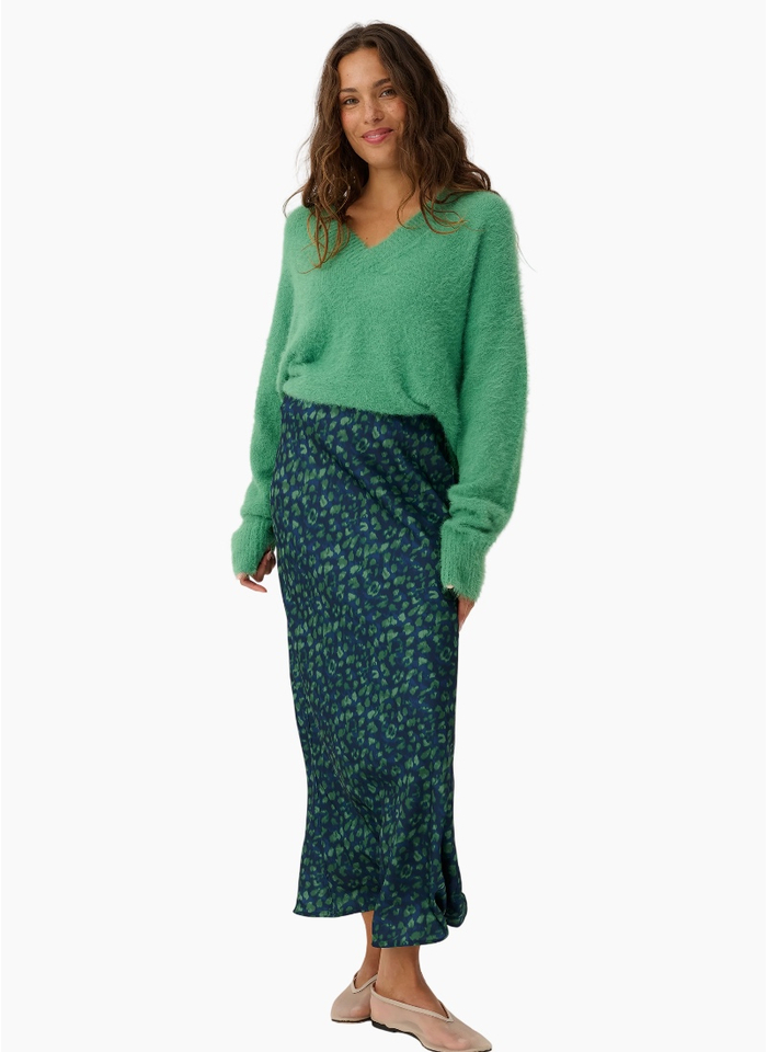 Cartel & Willow CW Millie Slip Skirt - Nautica